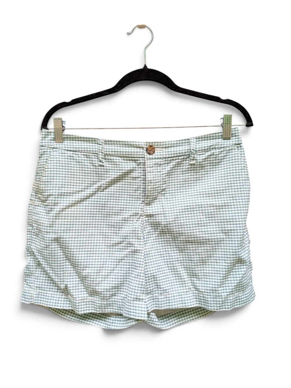 Old Navy Green Gingham Women's Shorts